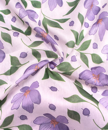 Printed Chanderi Fabric